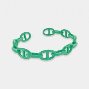 NEW Enamel Mint Mariner Cuff  Bracelet